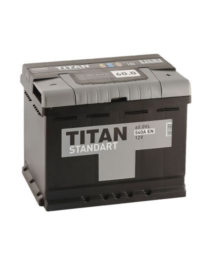 TITAN Аккумулятор Standart 60.0VL 540А (60 А/ч)