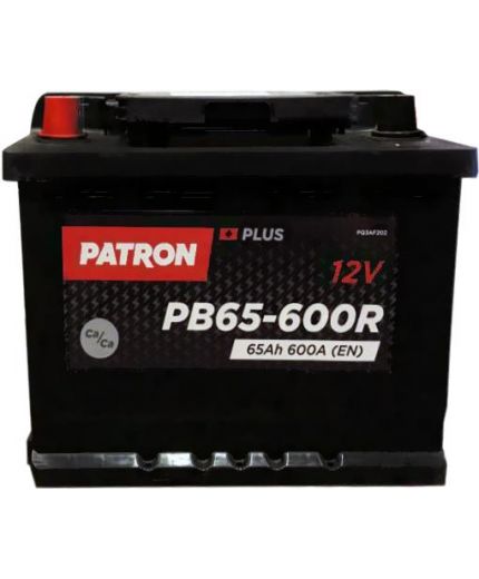 Patron Аккумулятор PLUS PB65-600L (65 А/ч)