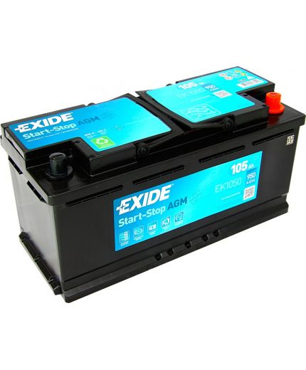 EXIDE Аккумулятор Start&Stop AGM EK1050 (105 А/ч) Фото 3