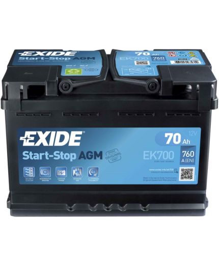 EXIDE Аккумулятор Start&Stop AGM EK1050 (105 А/ч) Фото 4