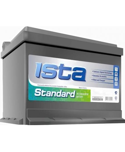 ISTA Аккумулятор Standard 6CT-55 A1 E 450А (55 А/ч)