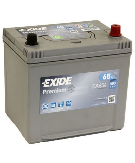 EXIDE Аккумулятор Premium EA654 580А (65 А/ч) Фото 4
