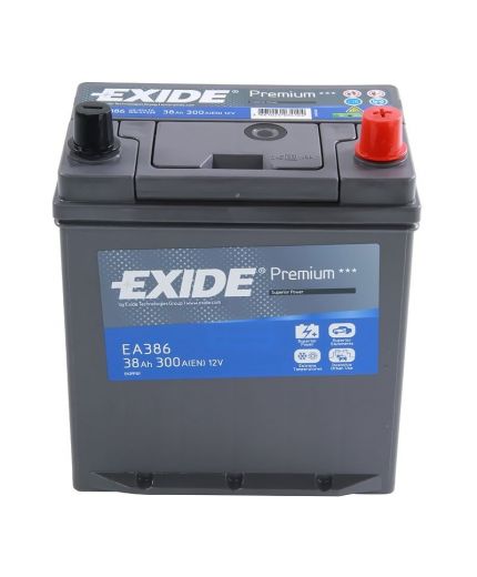 EXIDE Аккумулятор Premium EA386 300А (38 А/ч) Фото 2