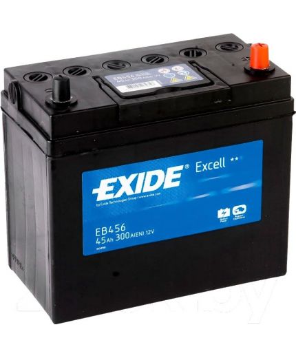 EXIDE Аккумулятор Excell EB456 300А (45 А/ч) Фото 2