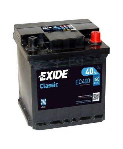 EXIDE Аккумулятор Classic EC400 320А (40 А/ч) Фото 2