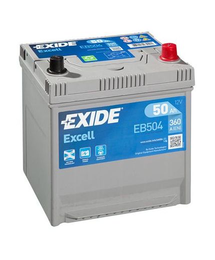 EXIDE Аккумулятор Excell EB504 360А (50 А/ч) Фото 2