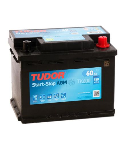 Tudor Аккумулятор Start-Stop AGM TK600 680А (60 А/ч)