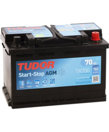 Tudor Аккумулятор Start-Stop AGM TK950 850А (95 А/ч)