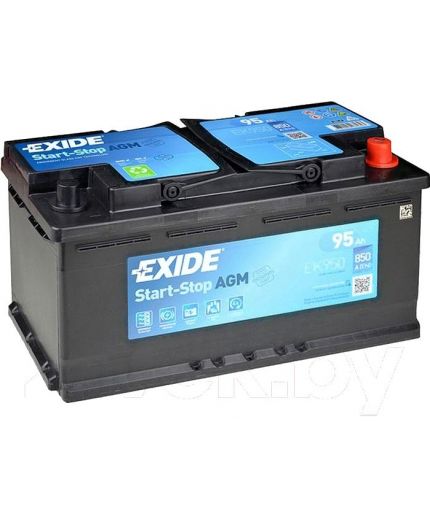 EXIDE Аккумулятор Exide Start-Stop AGM EK950 (95 А/ч)