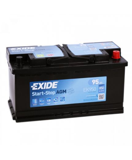 EXIDE Аккумулятор Exide Start-Stop AGM EK950 (95 А/ч) Фото 2