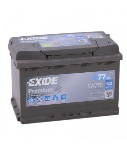 EXIDE Аккумулятор Premium EA770 760А (77 А/ч)