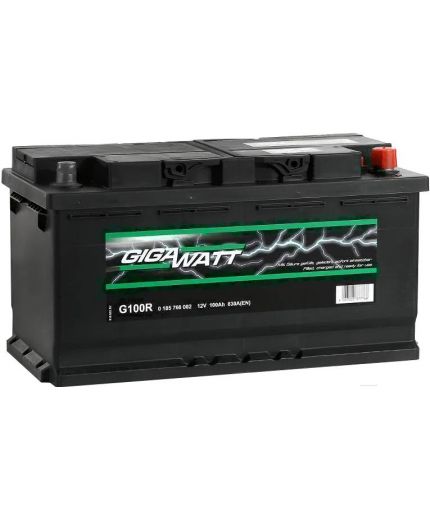 GIGAWATT Аккумулятор G100R 800А (95 А/ч) Фото 2