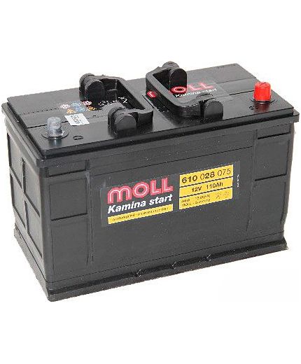 MOLL Аккумулятор Kamina start 610 028 075 750А (110 А/ч) Фото 2
