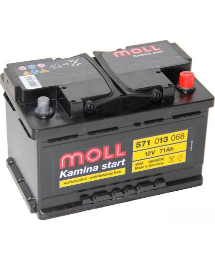 MOLL Аккумулятор Kamina start 571 013 068 680А (71 А/ч)