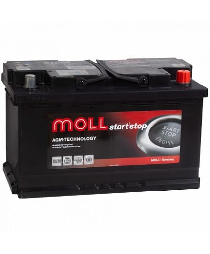 MOLL Аккумулятор start|stop plus AGM 81095 850А (95 А/ч)