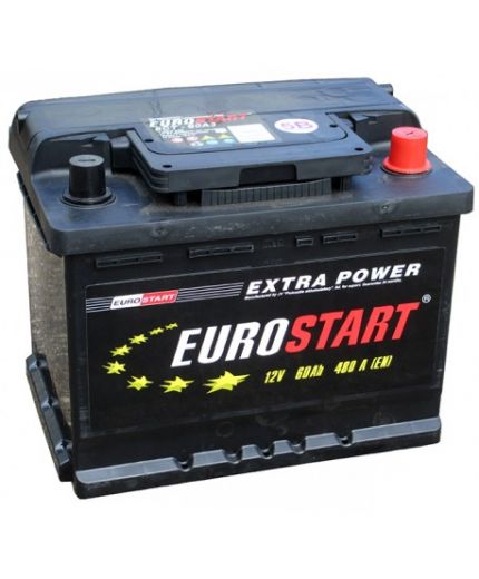 Eurostart Аккумулятор Blue 6CT-60 480А (60 А/ч) Фото 3