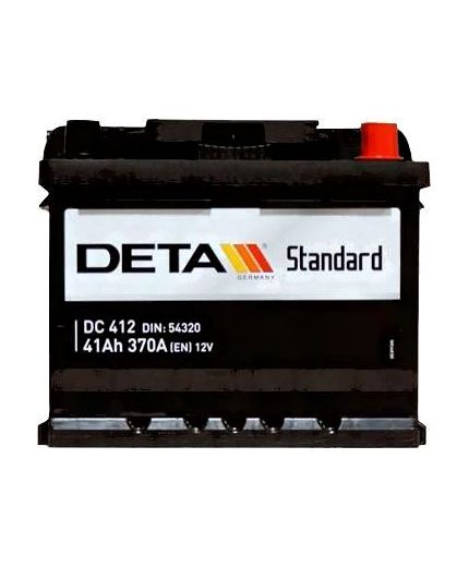 DETA Аккумулятор DETA STANDARD DC412 (41 А/ч)