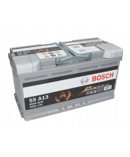 BOSCH Аккумулятор S5 AGM 0092S5A130 (95 А/ч) Фото 2