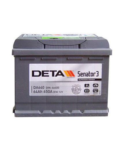 DETA Аккумулятор Senator 3 DA640 640А (64 А/ч)