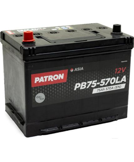 Patron Аккумулятор ASIA 12V 75AH (57 А/ч) (L+) B1+