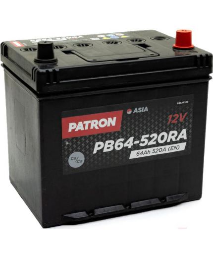 Patron Аккумулятор ASIA 12V 64AH (52 А/ч) (R+)