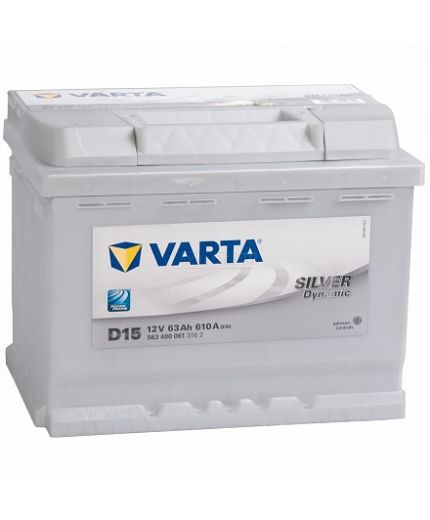 VARTA Аккумулятор SILVER DYNAMIC 563401061 (63 А/ч) Фото 3
