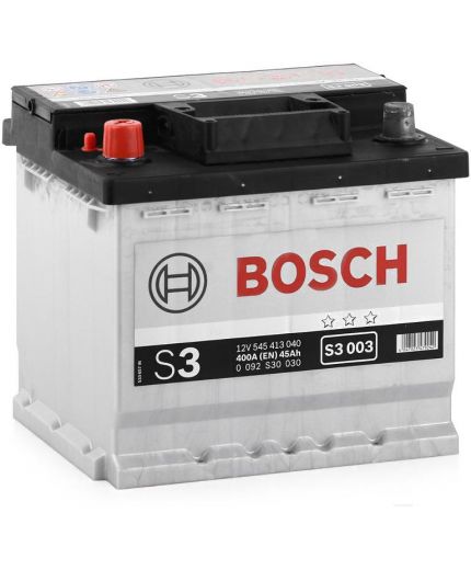 BOSCH Аккумулятор S3 0092S30030 (45 А/ч)