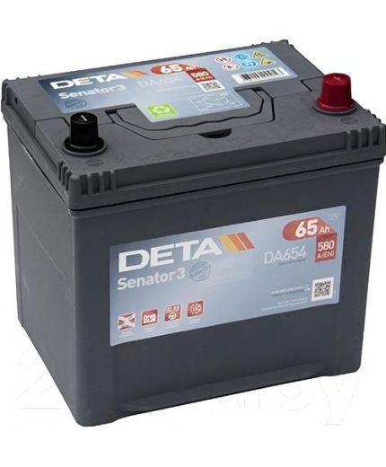 DETA Аккумулятор SENATOR 3 DA654 (65 А/ч)