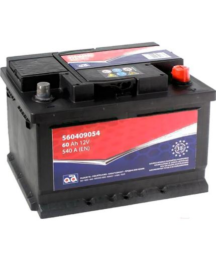 AD Аккумулятор 560409054 540А (60 А/ч)