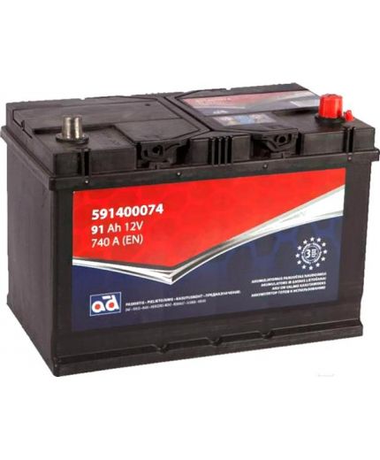 AD Аккумулятор 591400074 JIS 740А (91 А/ч)
