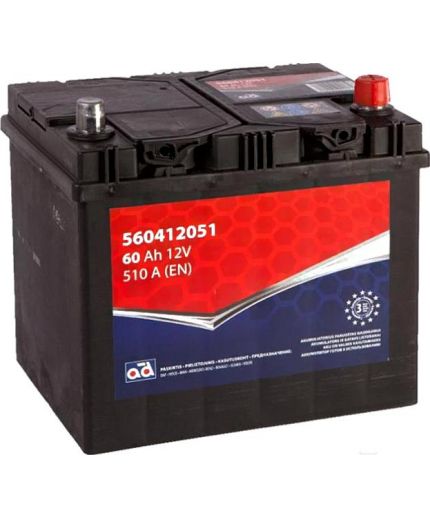 AD Аккумулятор 560412051 510А (60 А/ч)