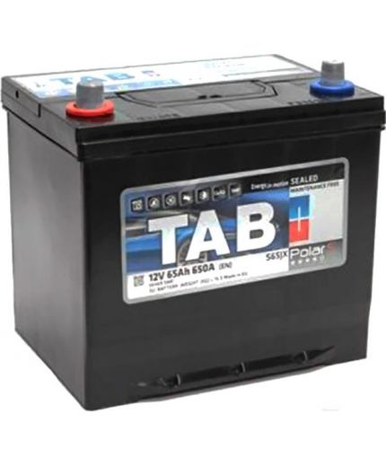 TAB Аккумулятор Polar S Asia 65 JL 650А (65 А/ч)