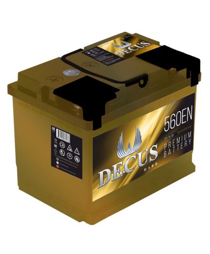 DECUS Аккумулятор 6СТ-56 VL 560А (56 А/ч)