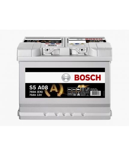 BOSCH Аккумулятор 0 092 S5A 19.5/17.9 (70 А/ч) 760A Фото 2