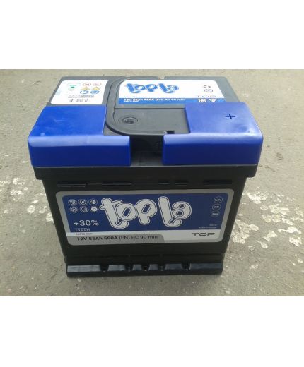 Topla Аккумулятор TOP 550А (55 А/ч) Фото 2