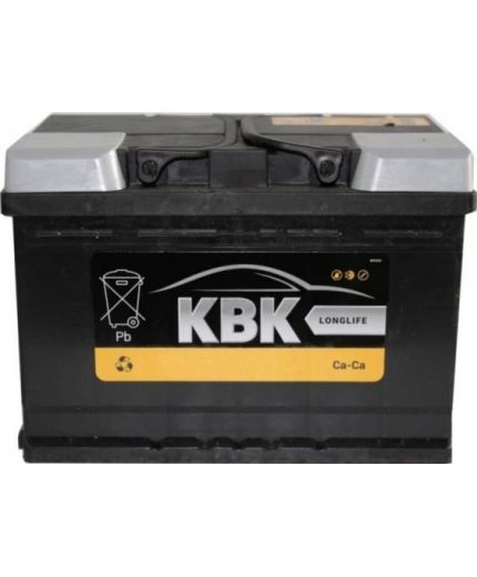 KBK Аккумулятор 75 R 740А (75 А/ч)