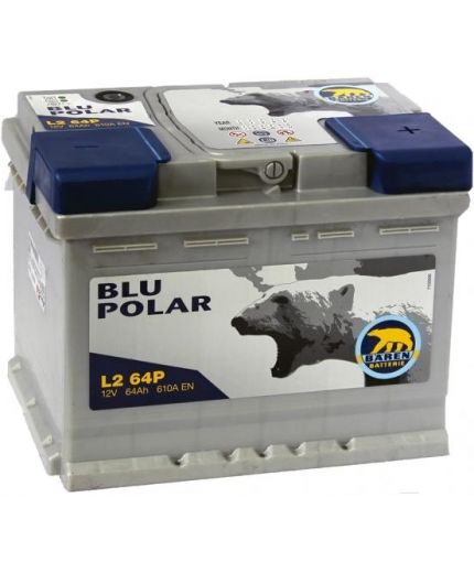 Baren Аккумулятор Polar Blu 7905623 610А (64 А/ч) Фото 2