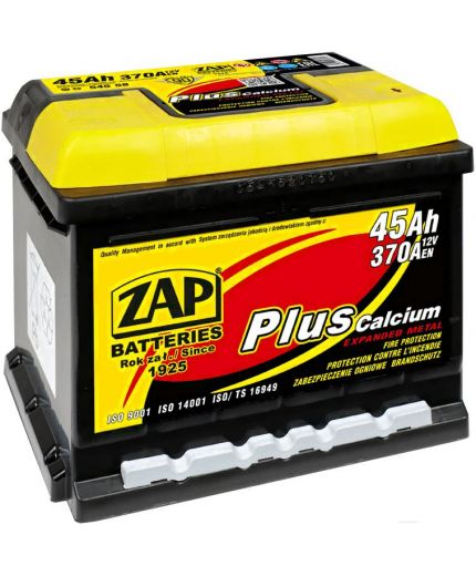 ZAP Аккумулятор Plus 545 58 370А (45 А/ч)