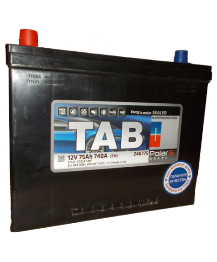 TAB Аккумулятор Polar S Asia 75 JL 740A