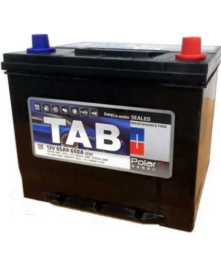 TAB Аккумулятор Polar S Asia 65 JR с бортом 650A
