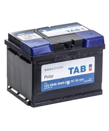 TAB Аккумулятор Polar 55 R низк. 500A
