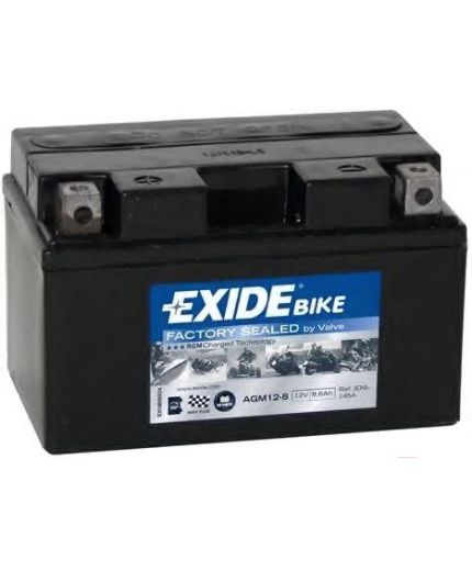 EXIDE Аккумулятор AGM12-8 евро (8.6 А/ч) 190A