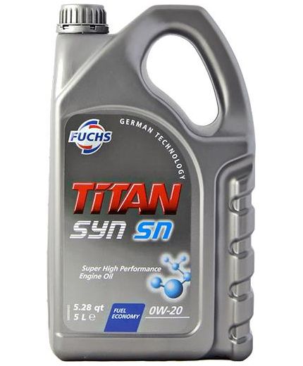 Моторное масло FUCHS Масло TITAN SYN SN 0W-20 5л