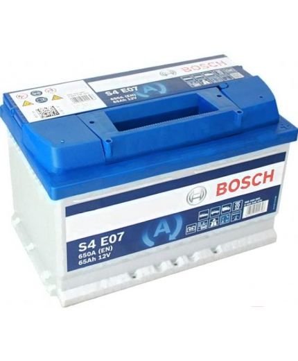 BOSCH Аккумулятор S5 E07 650А (65 А/ч)