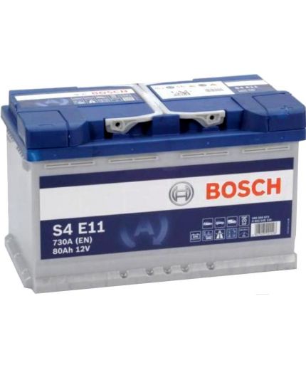 BOSCH Аккумулятор S4 E10 730А (80 А/ч)