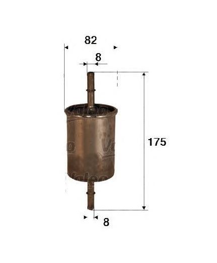 Valeo Фильтр топливный Фото 2