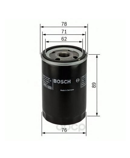 BOSCH Фильтр масляный