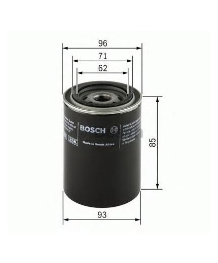BOSCH Фильтр масляный