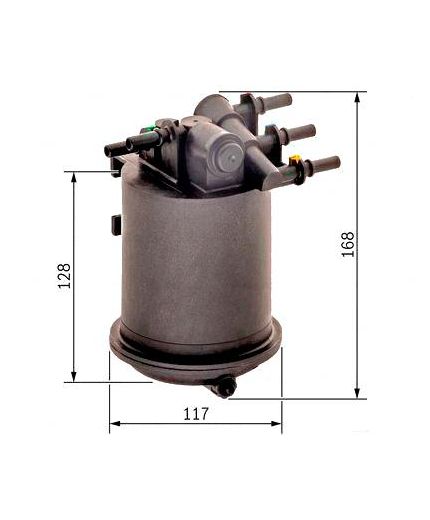 BOSCH Фильтр топливный