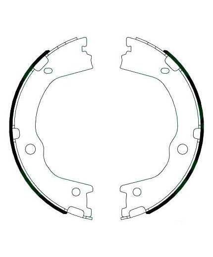 AP Колодки барабанные